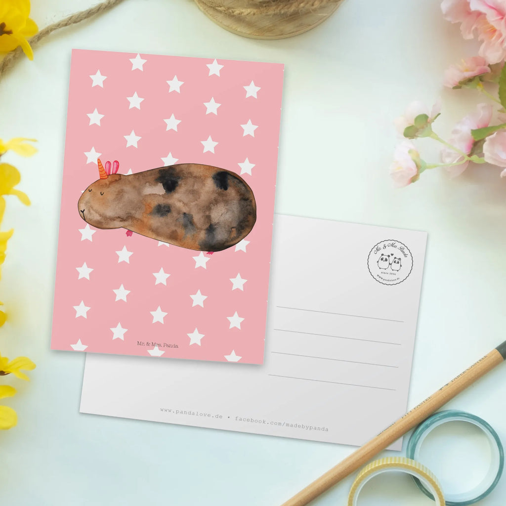 Postcard unicorn Guinea pig einzelkarte, Grußkarte, Kunstkarten, spruchkarte, Designkarte, Postkarten, Motivkarte, Fotokarte, kunstkarte, Postkarte, Ansichtskarte, bildkarte, Ansichtskarten, Einhörner, Einhorn Deko, Unicorn, Einhorn, Meerhörnchen, Meericorn, Meerschwein, Meerschweinchen