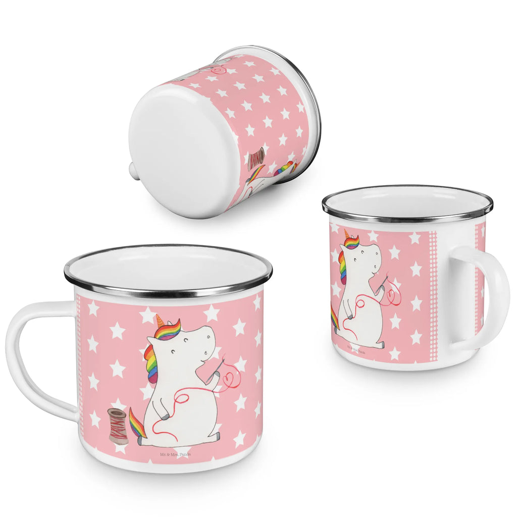 Kempingowy kubek emaliowany Jednorożec krawcowa Pott, Tasse, Blechtasse, metallbecher, Emaille Tasse, Tasse Emaille, Emaille Becher, Reisebecher, Emailletasse, Kaffeetasse, Becher, blechbecher, emaillebecher, wandertasse, Teebecher, Teetasse, Metalltasse, Trinkbecher, Kaffeebecher, wanderbecher, Campingtasse, Campingbecher, becher emaille, reisetasse, Unicorn, Einhorn, Einhörner, Einhorn Deko, Nähzimmer, Nähen, Näherin, Mädchen, Häkeln, Stricken, Basteln, Freundin