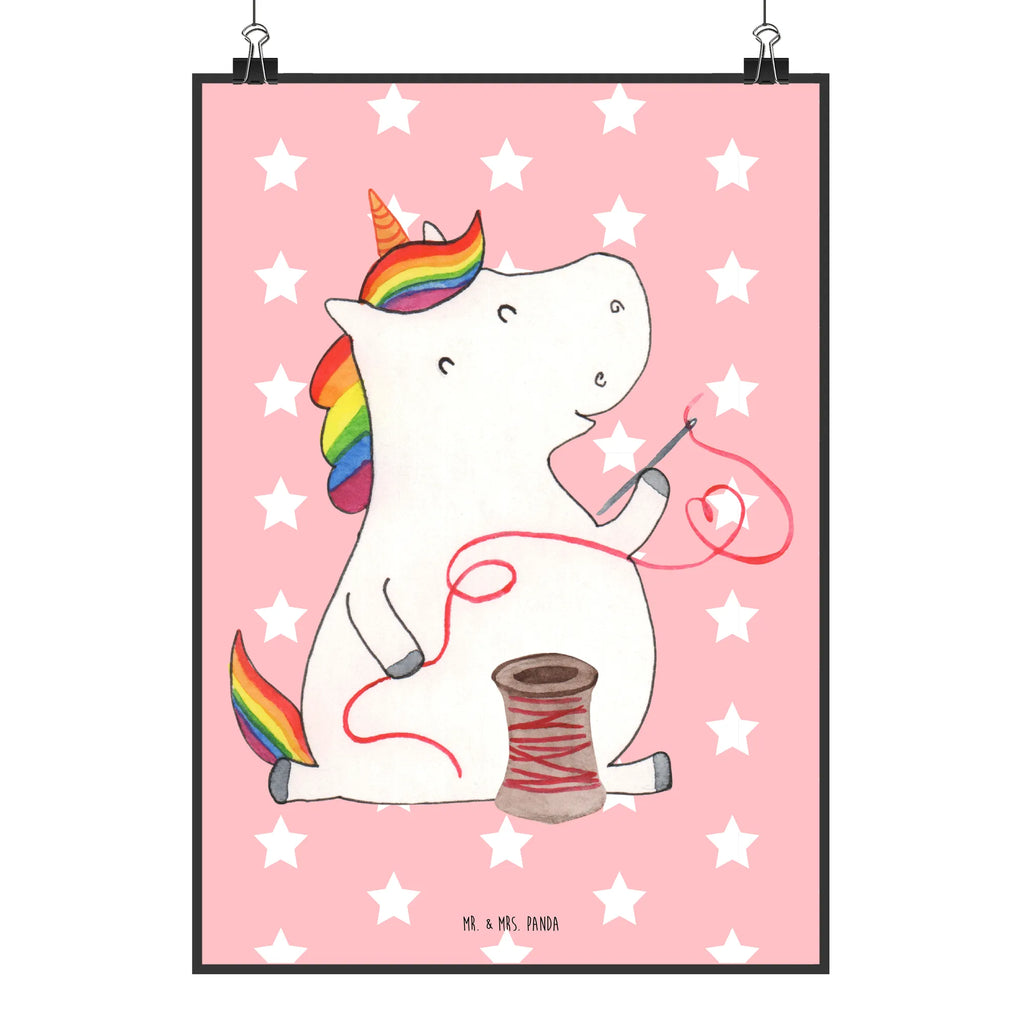 Poster Einhorn Näherin Posterdruck, wandkunst, kunst für die wand, kunstposter, Deko Bild, Wandschmuck, Designposter, Kunstdruck, wanddruck, Bild für Wand, Wanddeko Bild, Plakat, kunstdruck poster, Poster, Mr. & Mrs. Panda Poster, drucke, Wandposter, grafikposter, Wandbild, Wanddekoration, Bild, wanddeko, Einhorn Deko, Einhörner, Einhorn, Unicorn, Häkeln, Nähen, Näherin, Stricken, Nähzimmer, Freundin, Basteln, Mädchen