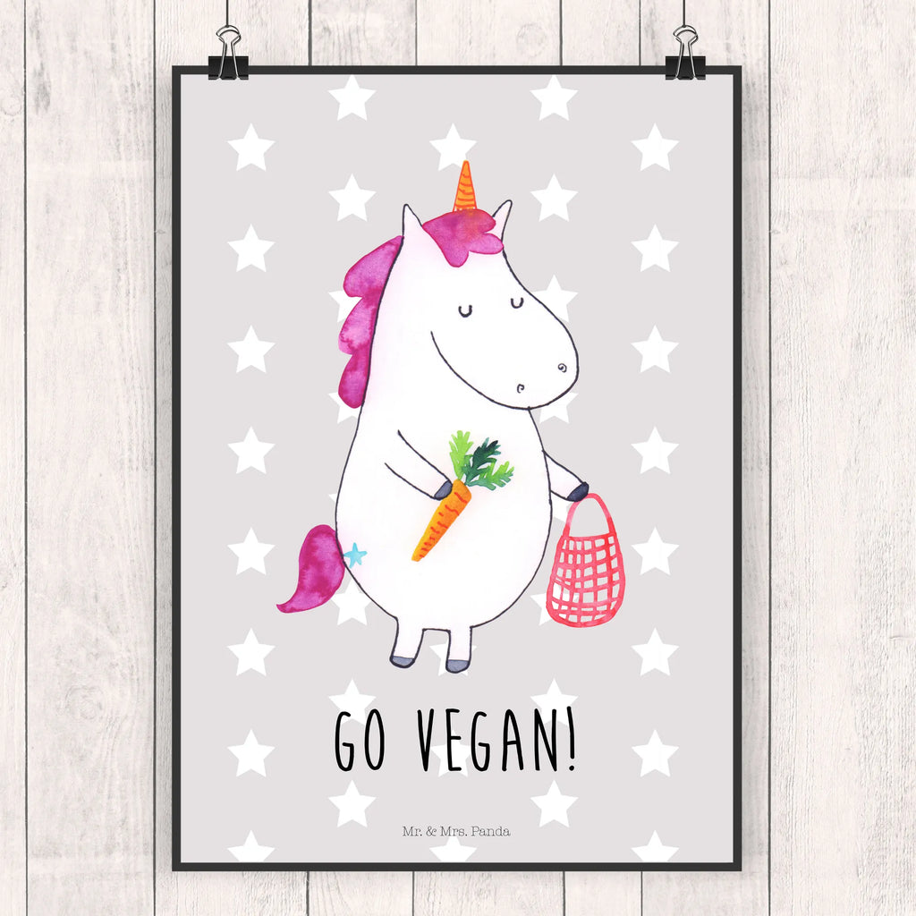 Poster Einhorn Vegan kunstposter, Wanddekoration, Bild, Posterdruck, grafikposter, Designposter, Poster, Bild für Wand, kunst für die wand, Plakat, Deko Bild, Wandschmuck, kunstdruck poster, wanddeko, Wandbild, Wandposter, wandkunst, drucke, wanddruck, Kunstdruck, Wanddeko Bild, Mr. & Mrs. Panda Poster, Einhorn Deko, Einhörner, Einhorn, Unicorn, Vegan, Veganer, Rohkost, Gesund Leben, Veganismus, Vegetariar, Gesund essen