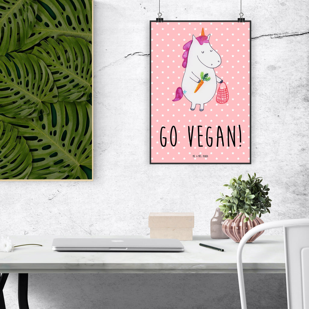 Poster Einhorn Vegan kunstposter, Wanddekoration, Bild, Posterdruck, grafikposter, Designposter, Poster, Bild für Wand, kunst für die wand, Plakat, Deko Bild, Wandschmuck, kunstdruck poster, wanddeko, Wandbild, Wandposter, wandkunst, drucke, wanddruck, Kunstdruck, Wanddeko Bild, Mr. & Mrs. Panda Poster, Einhorn Deko, Einhörner, Einhorn, Unicorn, Vegan, Veganer, Rohkost, Gesund Leben, Veganismus, Vegetariar, Gesund essen