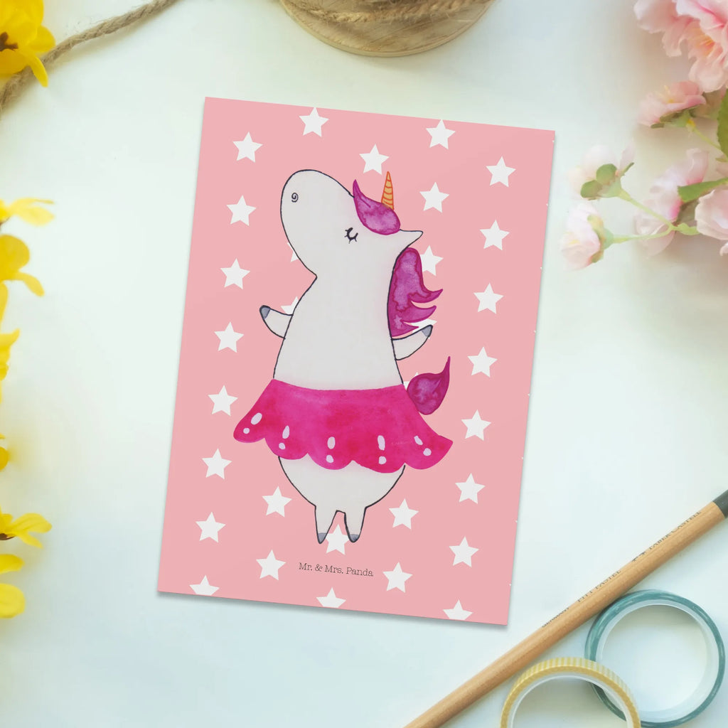 Postcard unicorn ballerina Geschenkkarte, Einladungskarte, Geburtstagskarte, Ansichtskarte, Karte, Postkarte, Grußkarte, Ansichtskarten, Einladung, Einladung Geburtstag, Dankeskarte, Einladungskarten Geburtstag, Einhorn, Einhörner, Einhorn Deko, Unicorn, Wohnung, Spaß, Tanzen, Party, Geburtstag, Ballerina, Tänzerin, Feiern, Lebensfreude, Lebenslust