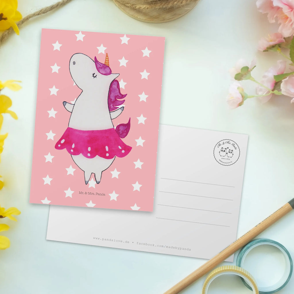 Postcard unicorn ballerina Geschenkkarte, Einladungskarte, Geburtstagskarte, Ansichtskarte, Karte, Postkarte, Grußkarte, Ansichtskarten, Einladung, Einladung Geburtstag, Dankeskarte, Einladungskarten Geburtstag, Einhorn, Einhörner, Einhorn Deko, Unicorn, Wohnung, Spaß, Tanzen, Party, Geburtstag, Ballerina, Tänzerin, Feiern, Lebensfreude, Lebenslust