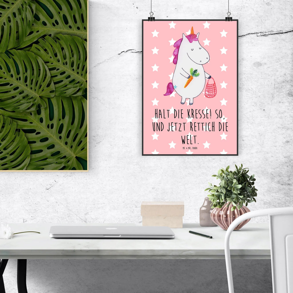 Plakat jednorożec warzywa Wanddekoration, kunst für die wand, Deko Bild, wanddruck, grafikposter, Designposter, Wandposter, Wandschmuck, Mr. & Mrs. Panda Poster, Kunstdruck, drucke, Wandbild, kunstposter, Wanddeko Bild, Posterdruck, Plakat, wanddeko, Bild, Bild für Wand, wandkunst, kunstdruck poster, Poster, Einhorn Deko, Einhörner, Einhorn, Unicorn, Biomarkt, Wochenmarkt, Gemüse