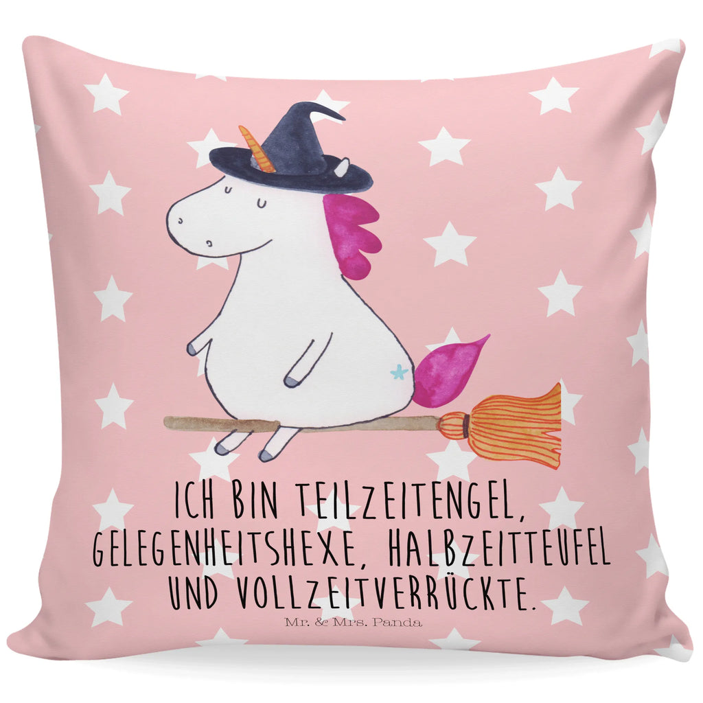 Cushion unicorn Witch 40x40, sofa, pillows, soft, pad, settee, 40 x 40, pillow case, couch, bedroom, fluffy, bed, cushion, Pillow, unicorn, unicorns, devil, wife gift, bitch, girlfriend present, bad girl, witch, mad, angel, Unicorn