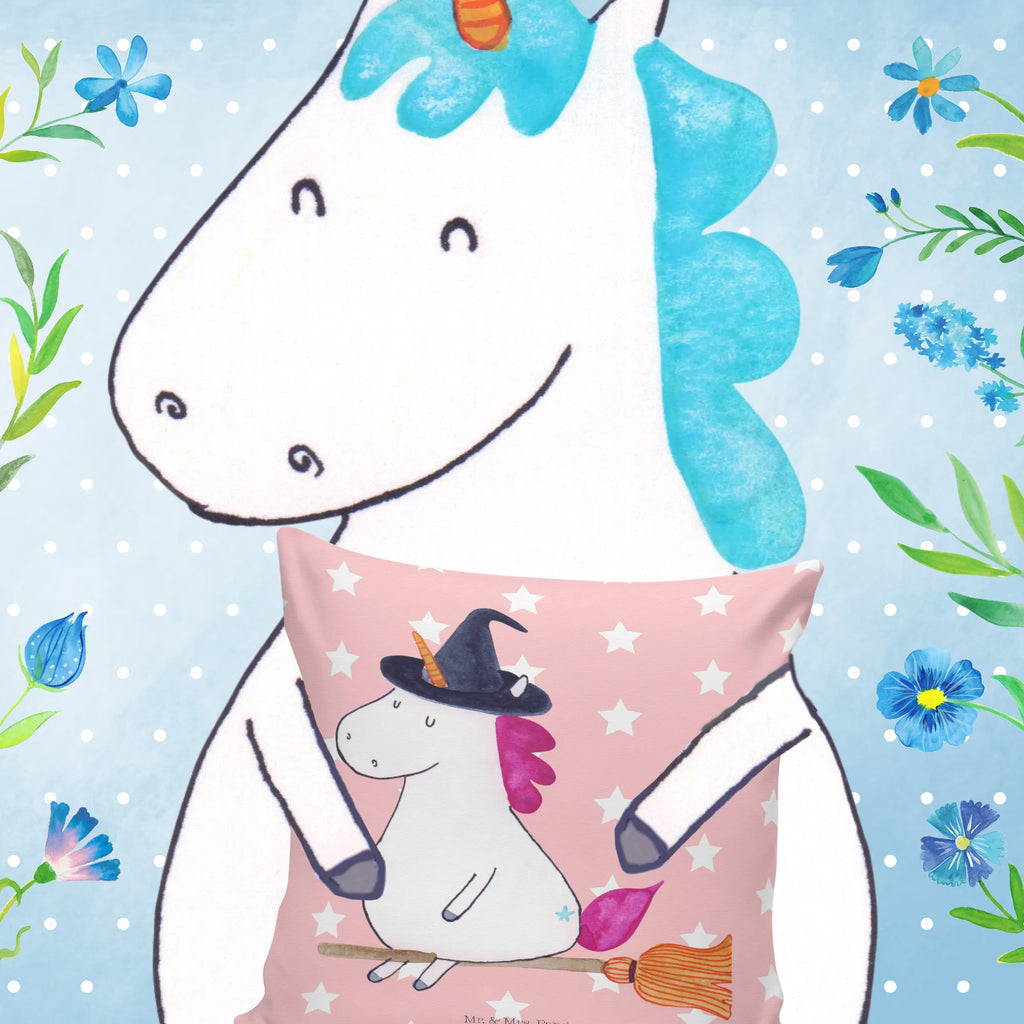 Cushion unicorn Witch 40x40, sofa, pillows, soft, pad, settee, 40 x 40, pillow case, couch, bedroom, fluffy, bed, cushion, Pillow, unicorn, unicorns, devil, wife gift, bitch, girlfriend present, bad girl, witch, mad, angel, Unicorn