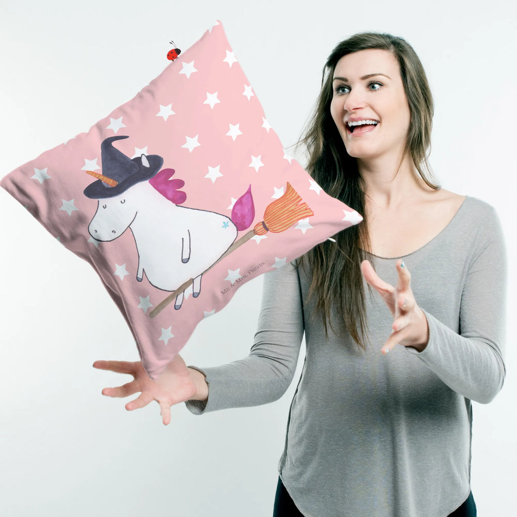 Cushion unicorn Witch 40x40, sofa, pillows, soft, pad, settee, 40 x 40, pillow case, couch, bedroom, fluffy, bed, cushion, Pillow, unicorn, unicorns, devil, wife gift, bitch, girlfriend present, bad girl, witch, mad, angel, Unicorn