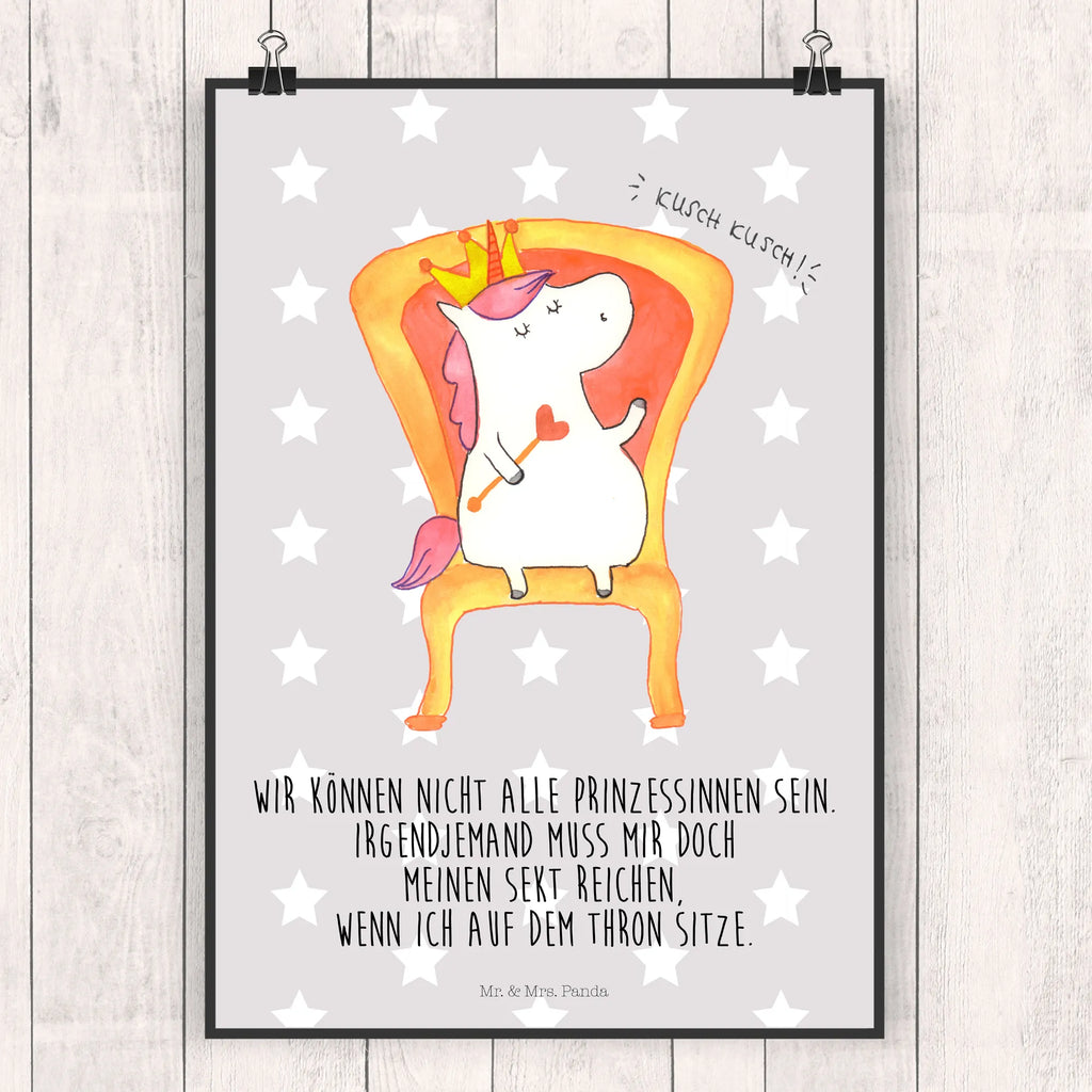 Plakat Jednorożec król grafikposter, Wandbild, Deko Bild, Poster, Plakat, Bild für Wand, wandkunst, drucke, Wandposter, Designposter, kunstdruck poster, kunst für die wand, Bild, wanddruck, kunstposter, Wanddekoration, wanddeko, Mr. & Mrs. Panda Poster, Wanddeko Bild, Wandschmuck, Kunstdruck, Posterdruck, Einhorn Deko, Einhörner, Einhorn, Unicorn, Krone, Herrscher, Prinzessin, Bundeskanzler, Präsident, Kaiser, König