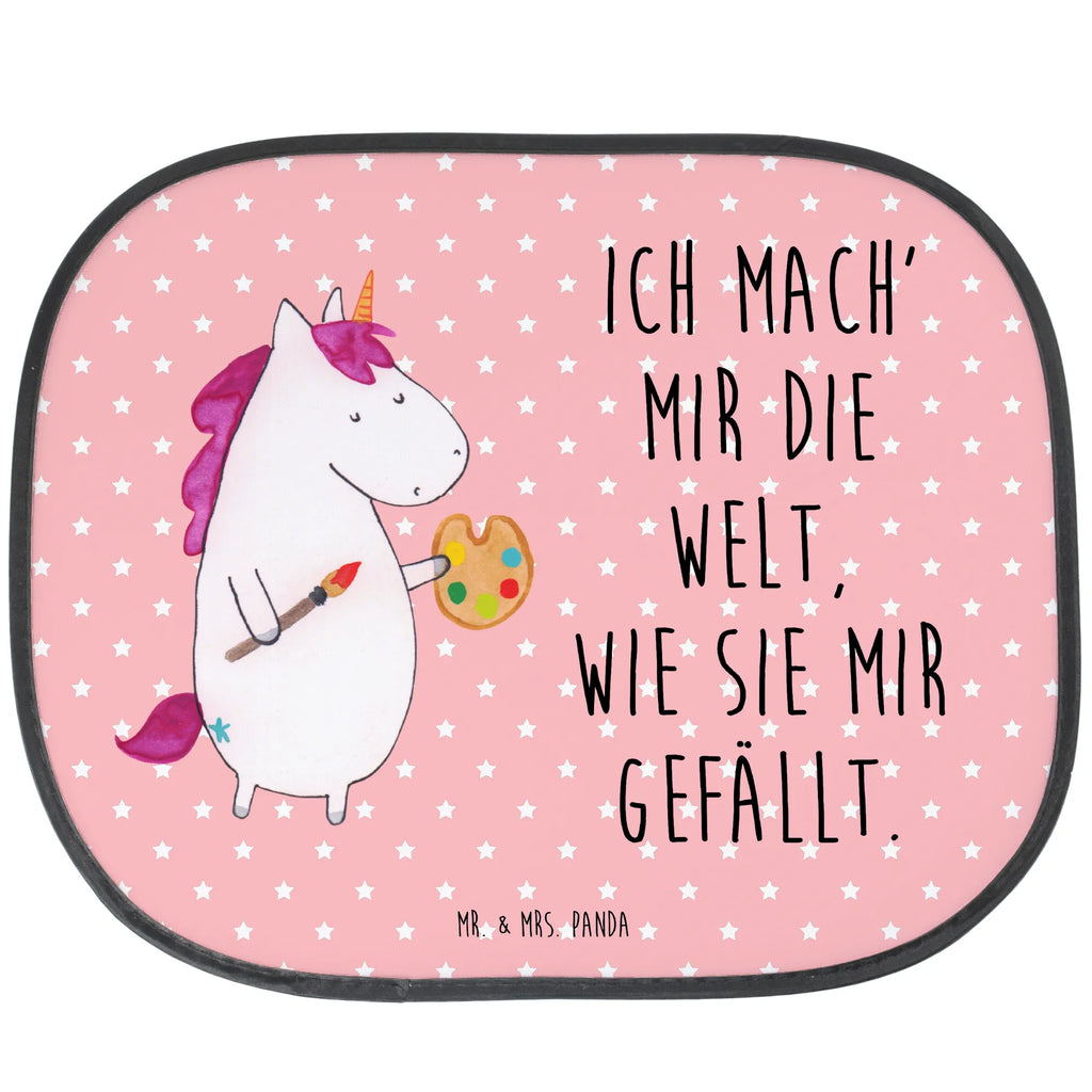 Osłona przeciwsłoneczna do samochodu Jednorożec Artysta Jednorożec, jednorożce, dekoracje jednorożca, jednorożec