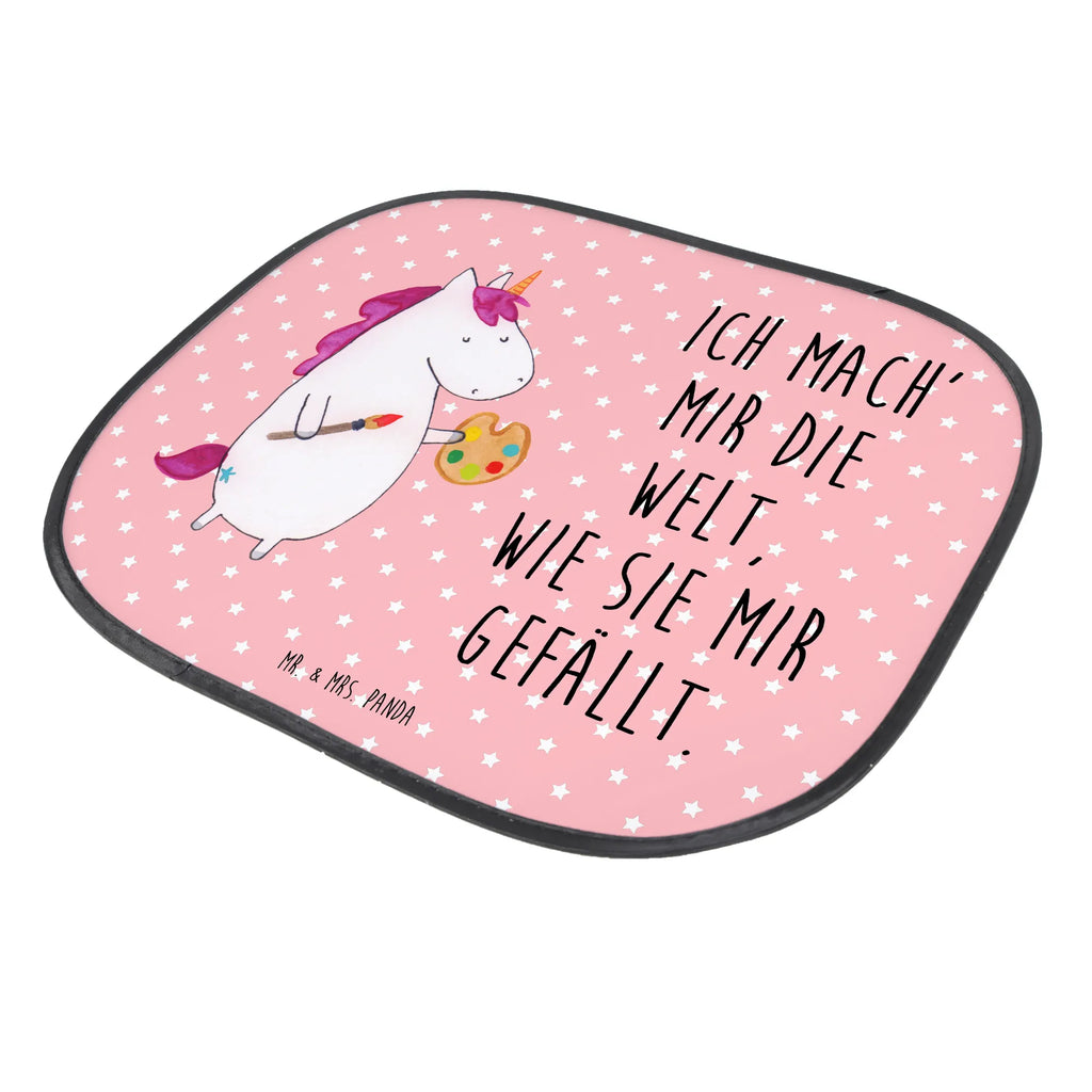 Osłona przeciwsłoneczna do samochodu Jednorożec Artysta Jednorożec, jednorożce, dekoracje jednorożca, jednorożec