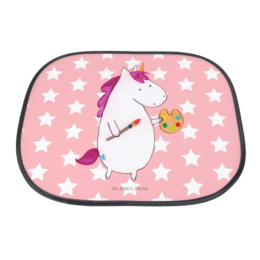 Osłona przeciwsłoneczna do samochodu Jednorożec Artysta Jednorożec, jednorożce, dekoracje jednorożca, jednorożec