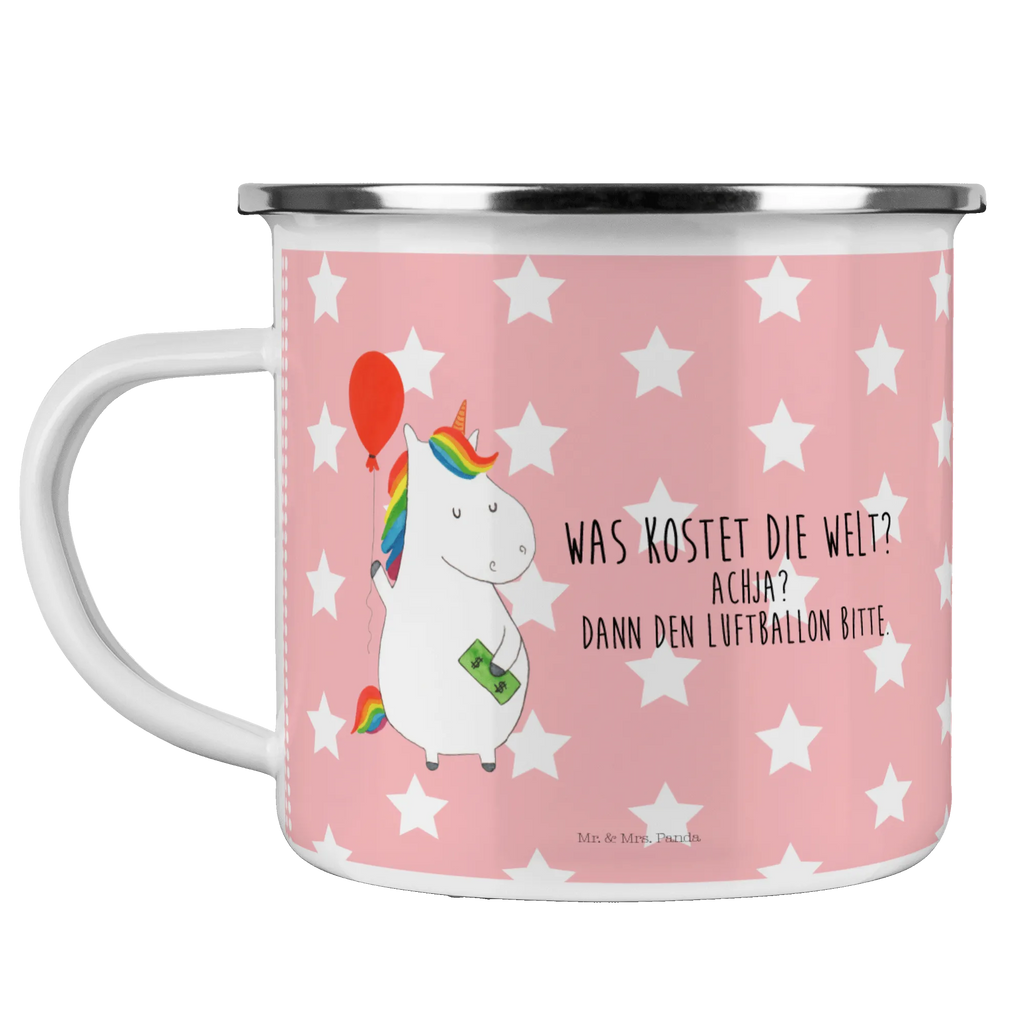 Kempingowy kubek emaliowany Jednorożec Balon Teetasse, wandertasse, reisetasse, Tasse Emaille, Metalltasse, Kaffeebecher, wanderbecher, Teebecher, Blechtasse, Campingtasse, Pott, becher emaille, Emailletasse, metallbecher, emaillebecher, Emaille Tasse, Becher, Reisebecher, blechbecher, Kaffeetasse, Trinkbecher, Emaille Becher, Tasse, Campingbecher, Unicorn, Einhorn, Einhörner, Einhorn Deko, Freundin, Geschenk, Freude, Geld, Lebenslust, Luftballon
