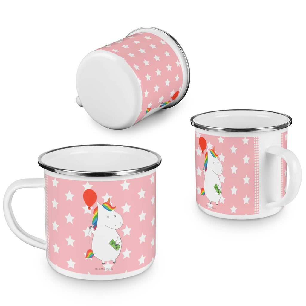 Kempingowy kubek emaliowany Jednorożec Balon Teetasse, wandertasse, reisetasse, Tasse Emaille, Metalltasse, Kaffeebecher, wanderbecher, Teebecher, Blechtasse, Campingtasse, Pott, becher emaille, Emailletasse, metallbecher, emaillebecher, Emaille Tasse, Becher, Reisebecher, blechbecher, Kaffeetasse, Trinkbecher, Emaille Becher, Tasse, Campingbecher, Unicorn, Einhorn, Einhörner, Einhorn Deko, Freundin, Geschenk, Freude, Geld, Lebenslust, Luftballon