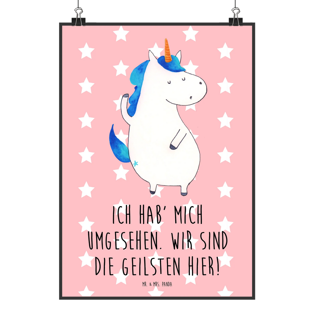 Poster unicorn Man Bild, Raumdekoration, Kunstdruck, Handgemaltes Poster, Küchenposter, Designposter, Wandposter, Mr. & Mrs. Panda Poster, Poster, Posterdruck, Wanddeko Bild, Wanddeko, Wanddekoration, Kinderposter, Einhorn, Einhörner, Einhorn Deko, Unicorn, hübsch, Freundin, cool, Party, bester Freund, BFF, beste, Familie, Mann