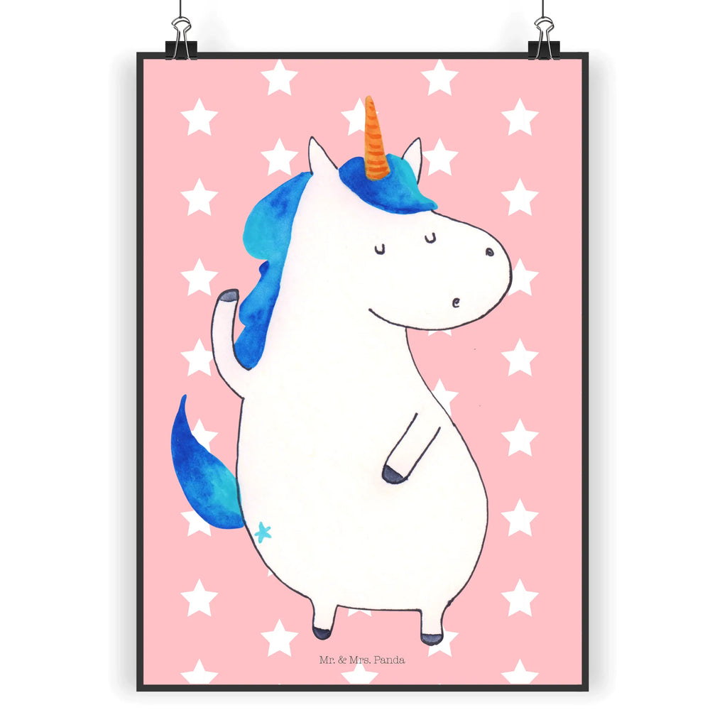 Poster unicorn Man Bild, Raumdekoration, Kunstdruck, Handgemaltes Poster, Küchenposter, Designposter, Wandposter, Mr. & Mrs. Panda Poster, Poster, Posterdruck, Wanddeko Bild, Wanddeko, Wanddekoration, Kinderposter, Einhorn, Einhörner, Einhorn Deko, Unicorn, hübsch, Freundin, cool, Party, bester Freund, BFF, beste, Familie, Mann