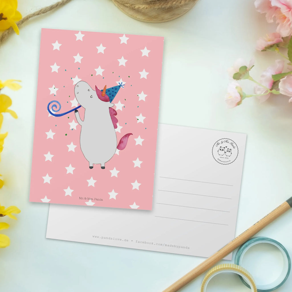 Postcard unicorn party Karte, Postkarte, Geburtstagskarte, Einladungskarten Geburtstag, Einladungskarte, Geschenkkarte, Grußkarte, Dankeskarte, Ansichtskarten, Ansichtskarte, Einladung Geburtstag, Einladung, Einhorn, Einhörner, Einhorn Deko, Unicorn, Feier, Glitzer, Geburtstag, Disco, Club, Party, Alkohol, Konfetti, Fest