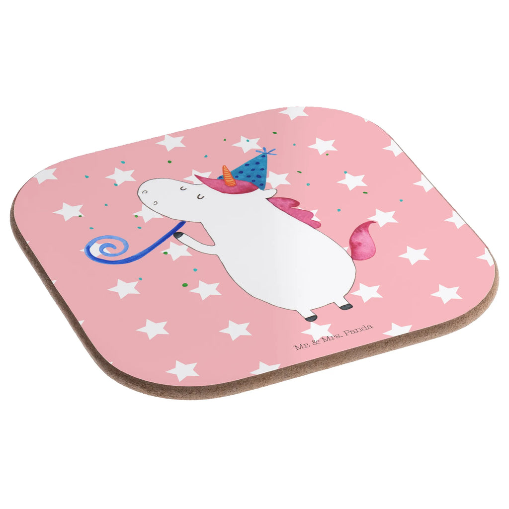 Square coaster unicorn party gifts, Coasters, presents, breakfast, party, gift, glass coasters, unicorn, unicorns, Confetti, Feast, Unicorns, Alcohol, Club, Disco, birthday, Birthday, Glitter, Party, Celebration, Birthday present