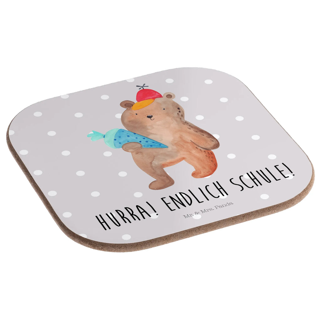 Podkładka Niedźwiedź Torebka szkolna Untersetzer Gläser, Untersetzer aus Holz, Glasuntersetzer, Getränkeuntersetzer, Untersetzer für Gläser, Bierdeckel, Holzuntersetzer, Untersetzer Design, Tassen Untersetzer, Untersetzer Holz, Untersetzer, Korkuntersetzer, Bär, Teddy, Teddybär, Schultüte, Erster Schultag Geschenk, Einschulung Geschenk, Grundschule, Schule Geschenk, Schulbeginn, Bär Motiv, Schulanfang