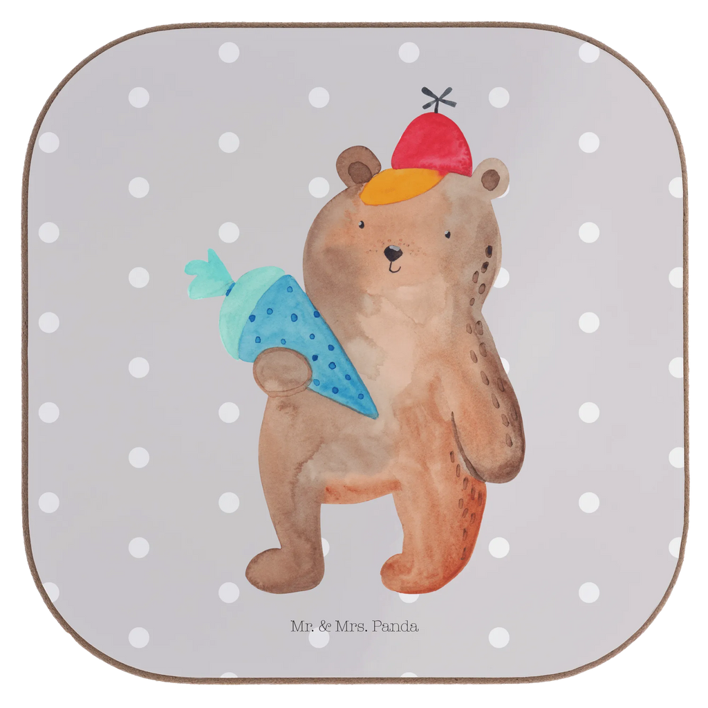 Podkładka Niedźwiedź Torebka szkolna Untersetzer Gläser, Untersetzer aus Holz, Glasuntersetzer, Getränkeuntersetzer, Untersetzer für Gläser, Bierdeckel, Holzuntersetzer, Untersetzer Design, Tassen Untersetzer, Untersetzer Holz, Untersetzer, Korkuntersetzer, Bär, Teddy, Teddybär, Schultüte, Erster Schultag Geschenk, Einschulung Geschenk, Grundschule, Schule Geschenk, Schulbeginn, Bär Motiv, Schulanfang