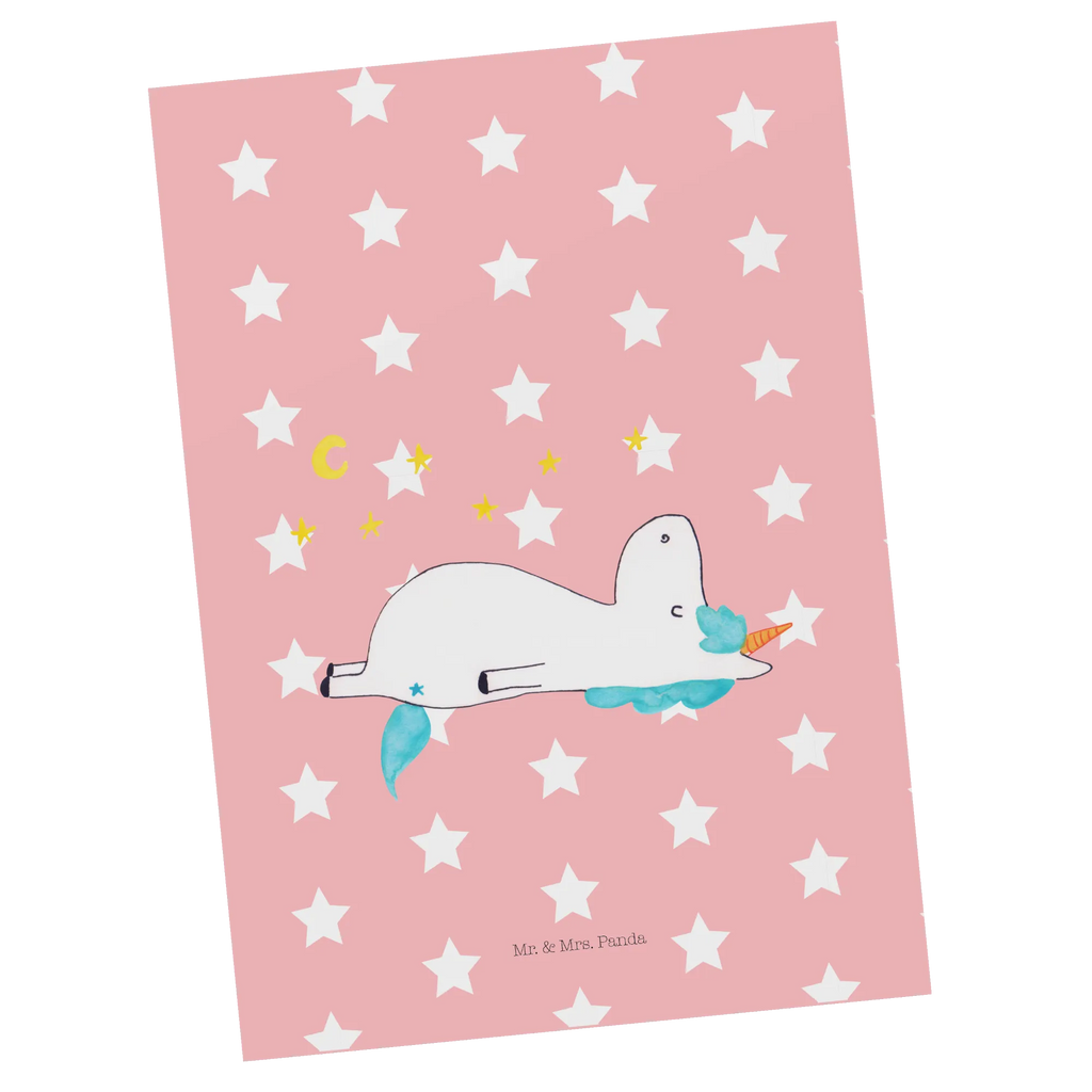 Pocztówka Jednorożec gwiaździste niebo Designkarte, Ansichtskarten, spruchkarte, bildkarte, Postkarten, Kunstkarten, Motivkarte, Postkarte, Fotokarte, einzelkarte, Grußkarte, kunstkarte, Ansichtskarte, Unicorn, Einhorn, Einhörner, Einhorn Deko, Verrückt, Dachschaden, Sterne, Sternenhimmel