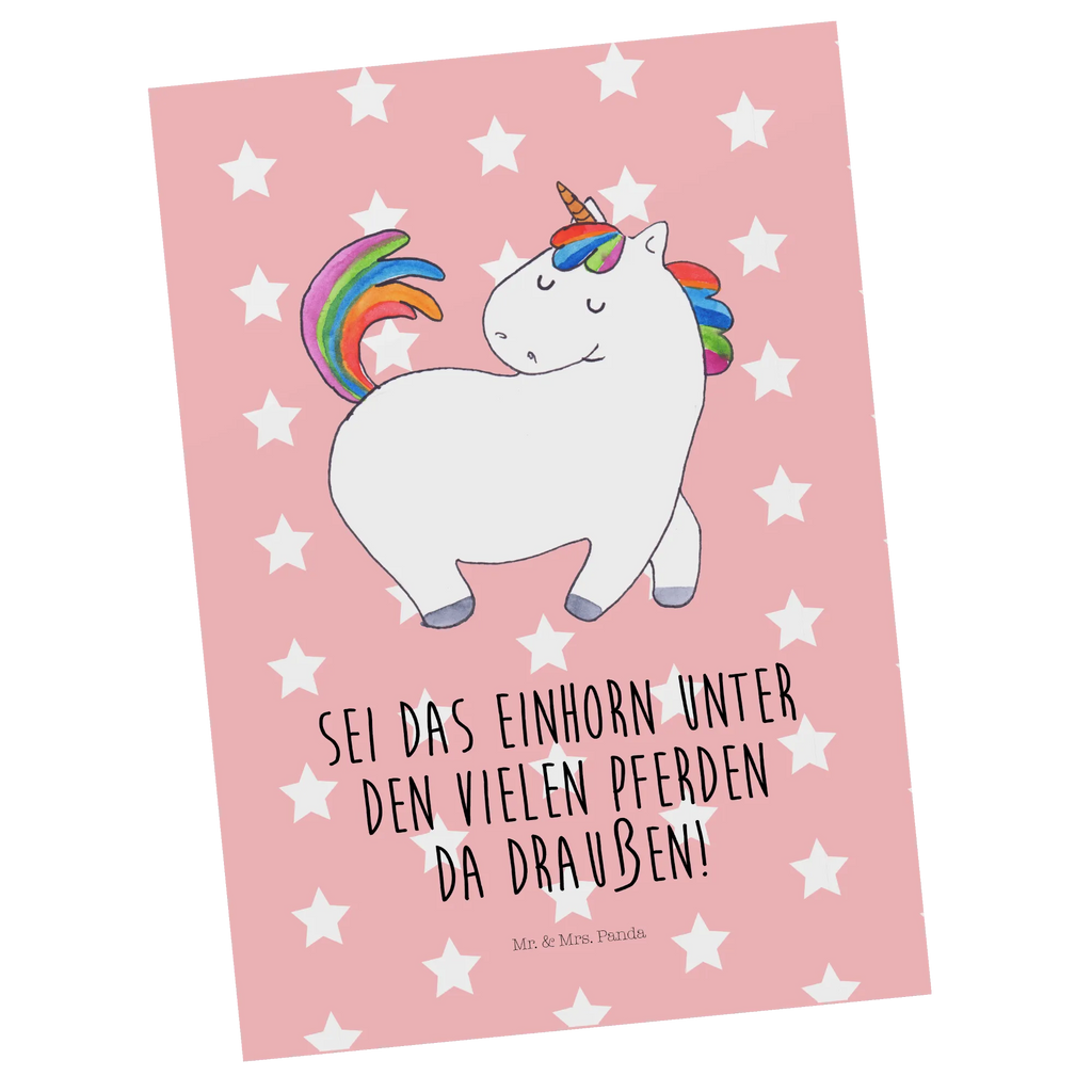 Postcard unicorn Swagger card, postcards, invitation, paper, gift, invitation card, letter, gift card, Postcard, unicorn, unicorns, different, riding gift, riding, girlfriend, riding present, equestrian, proud, Unicorn, horse
