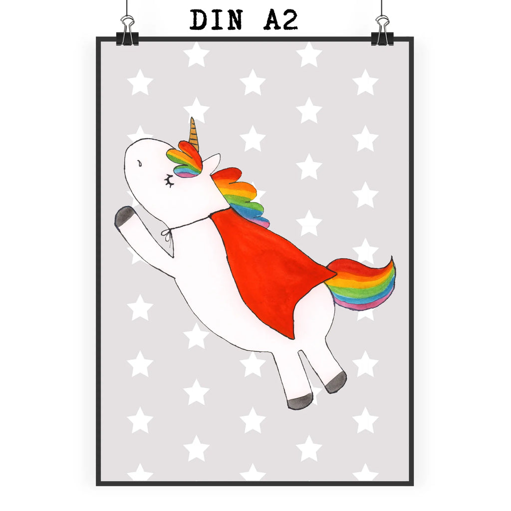 Plakat Jednorożec Super Plakat, Poster, drucke, grafikposter, Posterdruck, Bild für Wand, wanddeko, Deko Bild, kunstdruck poster, Wanddeko Bild, kunst für die wand, wanddruck, wandkunst, Wandposter, Wandschmuck, Bild, Wanddekoration, Mr. & Mrs. Panda Poster, Designposter, kunstposter, Kunstdruck, Wandbild, Einhorn Deko, Einhörner, Einhorn, Unicorn, Geschenk, Traummann, Mädchen, Girl, Freundin, Superheld, Held