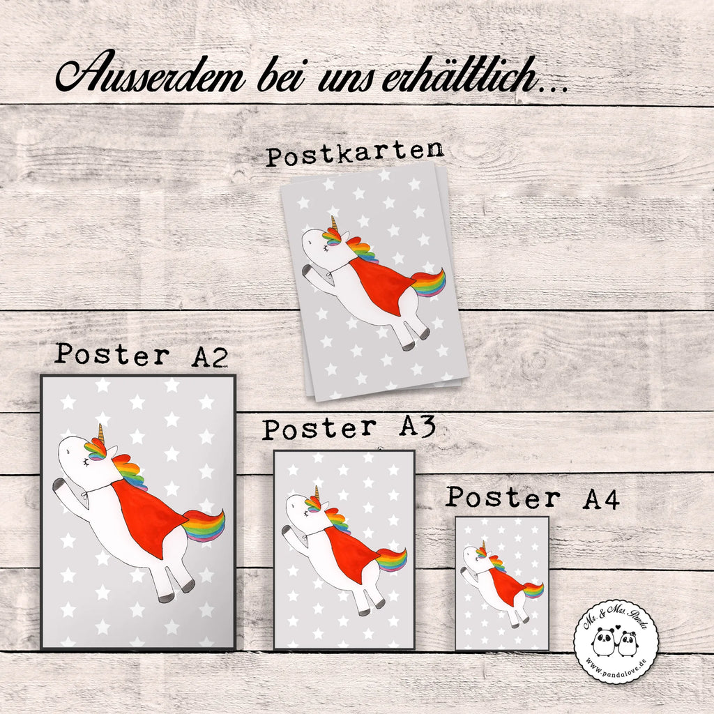 Plakat Jednorożec Super Plakat, Poster, drucke, grafikposter, Posterdruck, Bild für Wand, wanddeko, Deko Bild, kunstdruck poster, Wanddeko Bild, kunst für die wand, wanddruck, wandkunst, Wandposter, Wandschmuck, Bild, Wanddekoration, Mr. & Mrs. Panda Poster, Designposter, kunstposter, Kunstdruck, Wandbild, Einhorn Deko, Einhörner, Einhorn, Unicorn, Geschenk, Traummann, Mädchen, Girl, Freundin, Superheld, Held