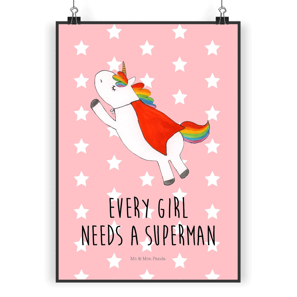 Plakat Jednorożec Super Plakat, Poster, drucke, grafikposter, Posterdruck, Bild für Wand, wanddeko, Deko Bild, kunstdruck poster, Wanddeko Bild, kunst für die wand, wanddruck, wandkunst, Wandposter, Wandschmuck, Bild, Wanddekoration, Mr. & Mrs. Panda Poster, Designposter, kunstposter, Kunstdruck, Wandbild, Einhorn Deko, Einhörner, Einhorn, Unicorn, Geschenk, Traummann, Mädchen, Girl, Freundin, Superheld, Held