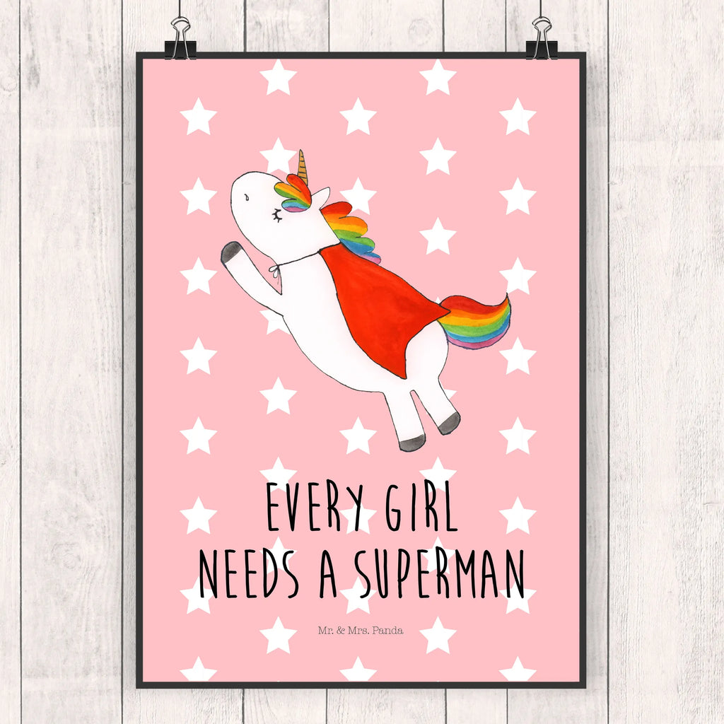 Plakat Jednorożec Super Plakat, Poster, drucke, grafikposter, Posterdruck, Bild für Wand, wanddeko, Deko Bild, kunstdruck poster, Wanddeko Bild, kunst für die wand, wanddruck, wandkunst, Wandposter, Wandschmuck, Bild, Wanddekoration, Mr. & Mrs. Panda Poster, Designposter, kunstposter, Kunstdruck, Wandbild, Einhorn Deko, Einhörner, Einhorn, Unicorn, Geschenk, Traummann, Mädchen, Girl, Freundin, Superheld, Held