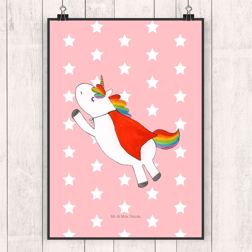 Plakat Jednorożec Super Plakat, Poster, drucke, grafikposter, Posterdruck, Bild für Wand, wanddeko, Deko Bild, kunstdruck poster, Wanddeko Bild, kunst für die wand, wanddruck, wandkunst, Wandposter, Wandschmuck, Bild, Wanddekoration, Mr. & Mrs. Panda Poster, Designposter, kunstposter, Kunstdruck, Wandbild, Einhorn Deko, Einhörner, Einhorn, Unicorn, Geschenk, Traummann, Mädchen, Girl, Freundin, Superheld, Held