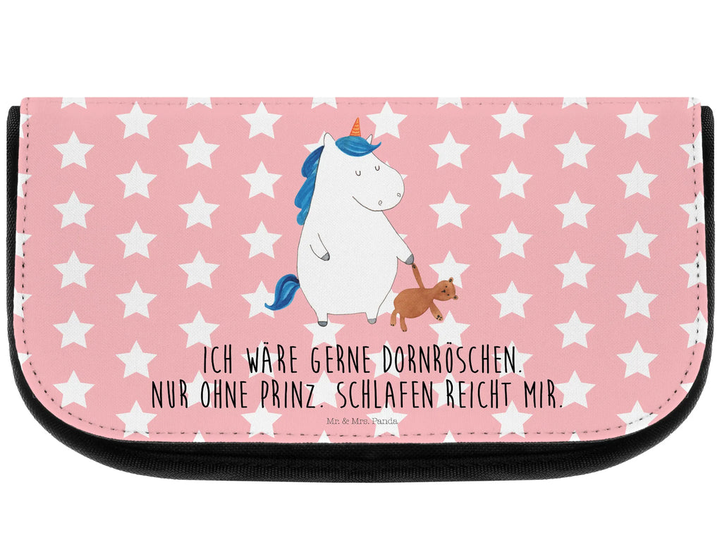 Cosmetics bag unicorn teddy Wallet, Cosmetics, Toilet bag, Sludge bag, Cosmetic bag, Make-up bag, Mudflap case, Bag, unicorn, unicorns, single life, sleep, sweet, single, girlfriend, bed, Unicorn, good night, child present, dreaming, child gift