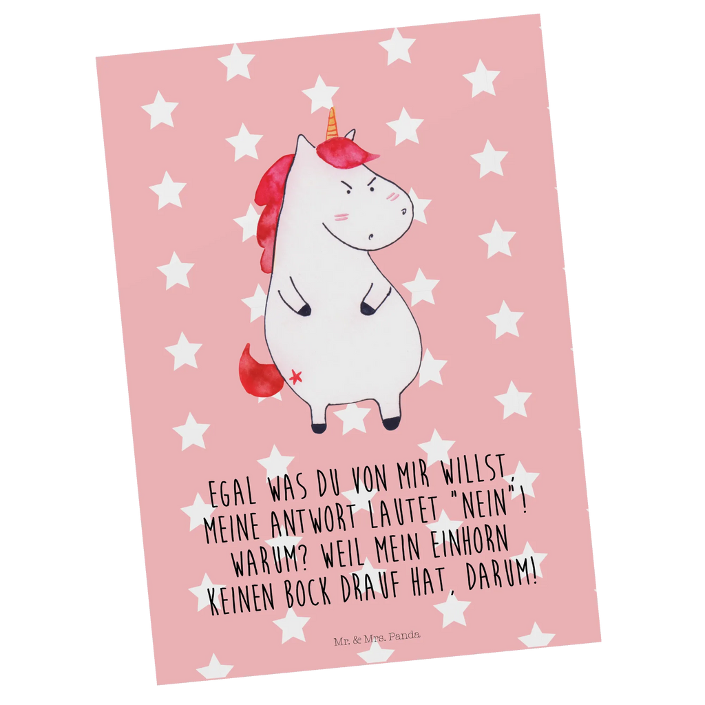 Pocztówka Jednorożec gniew Dankeskarte, Grußkarte, Einladung, Ansichtskarten, Postkarte, Einladung Geburtstag, Karte, Geburtstagskarte, Einladungskarten Geburtstag, Einladungskarte, Ansichtskarte, Geschenkkarte, Einhorn, Einhörner, Einhorn Deko, Unicorn, wütend, Realität, lustlos, dumme Fragen, lustig, Ansage, Büro, Spaß, Arbeit, nein, Geschenk