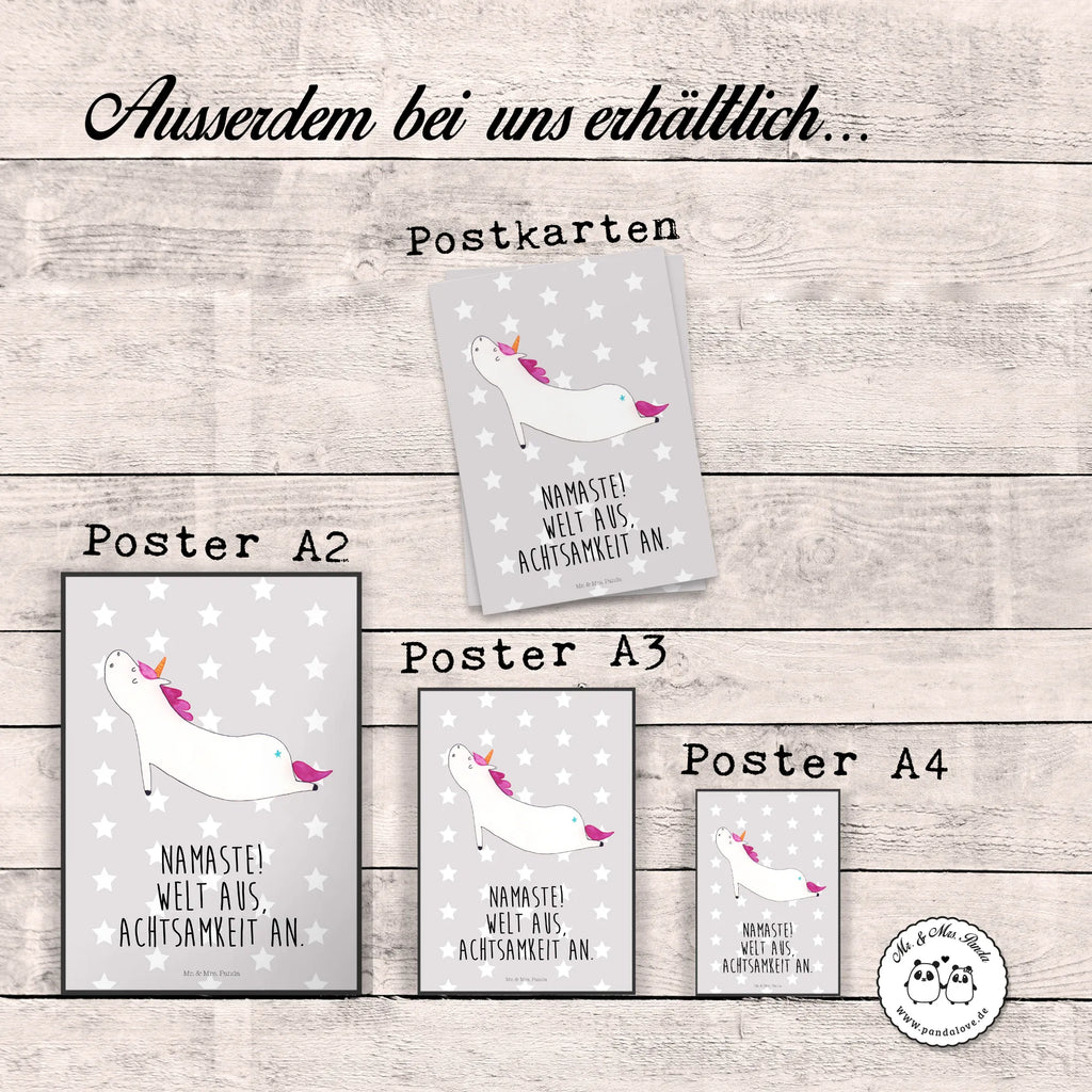 Plakat jednorożec joga drucke, Deko Bild, Plakat, Wandposter, wanddruck, Bild für Wand, kunstdruck poster, Wandbild, wanddeko, Bild, Kunstdruck, kunst für die wand, Poster, kunstposter, grafikposter, Wanddeko Bild, Wandschmuck, wandkunst, Designposter, Mr. & Mrs. Panda Poster, Wanddekoration, Posterdruck, Einhorn Deko, Einhörner, Einhorn, Unicorn, Lustig, Achtsamkeit, Sport, Yogamatte, Namaste, Entspannung, Joga, Süß, Witzig, Yoga