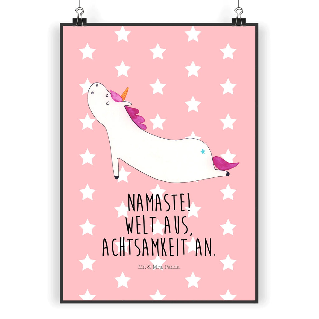 Plakat jednorożec joga drucke, Deko Bild, Plakat, Wandposter, wanddruck, Bild für Wand, kunstdruck poster, Wandbild, wanddeko, Bild, Kunstdruck, kunst für die wand, Poster, kunstposter, grafikposter, Wanddeko Bild, Wandschmuck, wandkunst, Designposter, Mr. & Mrs. Panda Poster, Wanddekoration, Posterdruck, Einhorn Deko, Einhörner, Einhorn, Unicorn, Lustig, Achtsamkeit, Sport, Yogamatte, Namaste, Entspannung, Joga, Süß, Witzig, Yoga