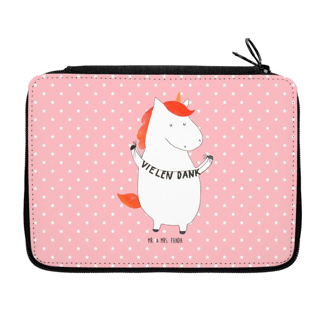 Leather folder unicorn Thank you very much gift, pencil bag, school, pencil case, pupil, enrolment, motif, child, pen roll, primary school, unicorn, unicorns, thank you, Thank you present, thanks, thank you gift, thanksgiving