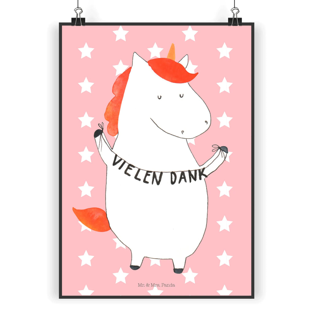 Poster unicorn Thank you very much unicorn, unicorns, thank you gift, Thank you present, thanks, thanksgiving, thank you