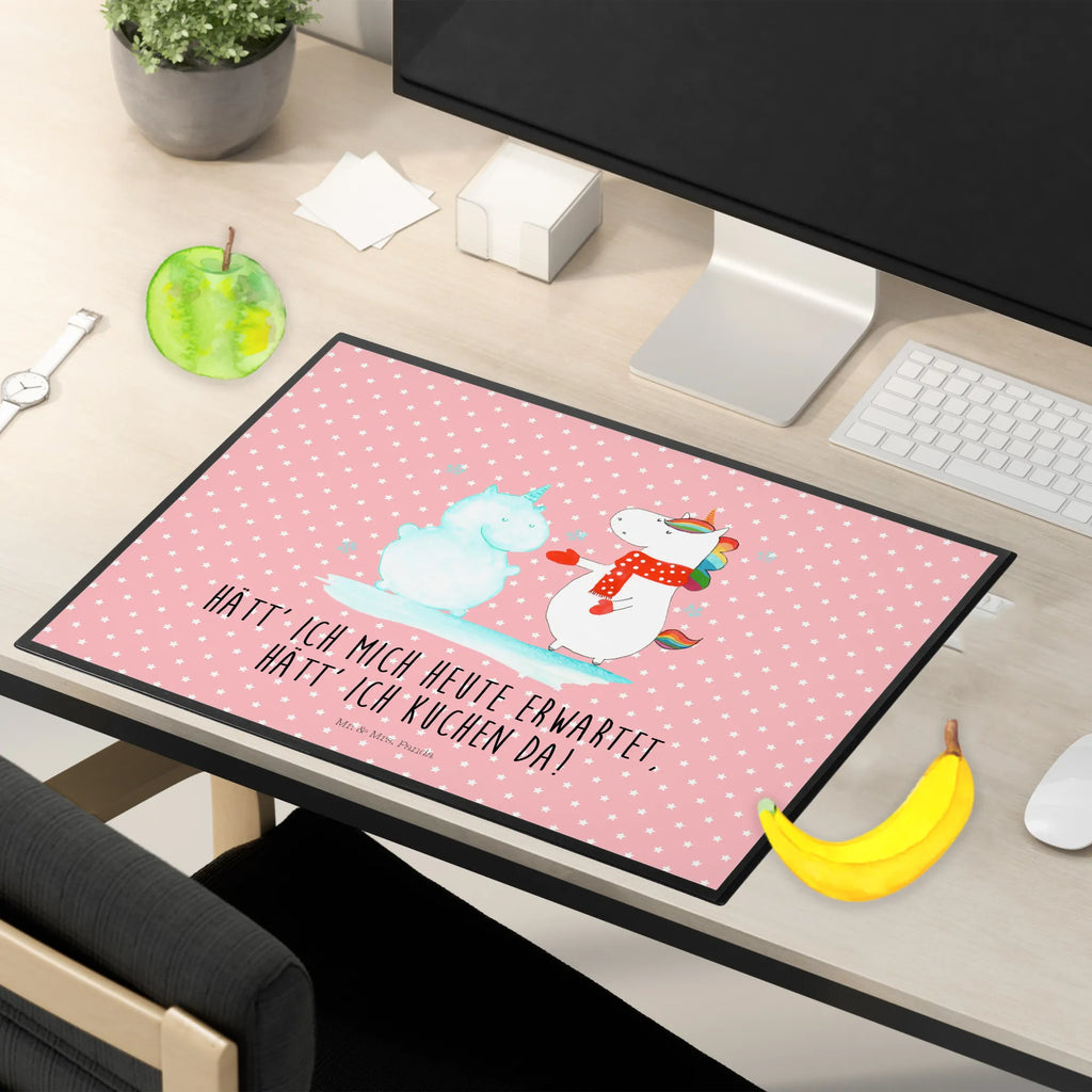 Schreibtischunterlage Einhorn Schneemann schreibtischmatte, Tischunterlage, pultunterlage, arbeitsmatte, schreibtischauflagen, tischmatten, tischpads, tischmatte, schreibtischunterlage, tischauflage, schreibauflage, schreibtischunterlagen, tischauflagen, Schreibtisch Unterlagen, Schreibunterlage, Schreibtisch Matte, arbeitsunterlage, schreibmatte, schreibauflagen, tischpad, Schreibtischauflage, Einhörner, Unicorn, Einhorn Deko, Einhorn, kalt, Schnee, Schneemann, Kuchen, X-Mas, Handschuhe, Mütze, Weihnachten, Winter