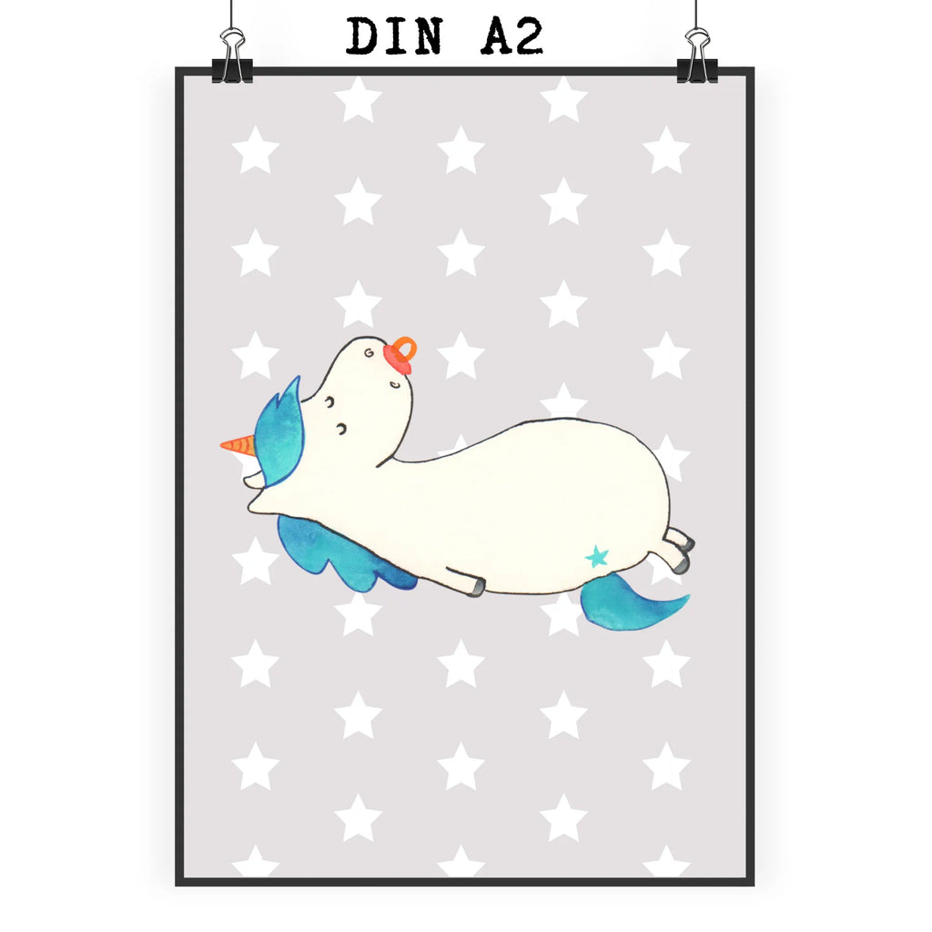 Plakat Jednorożec smoczek Jednorożec, jednorożce, dekoracje jednorożca, jednorożec