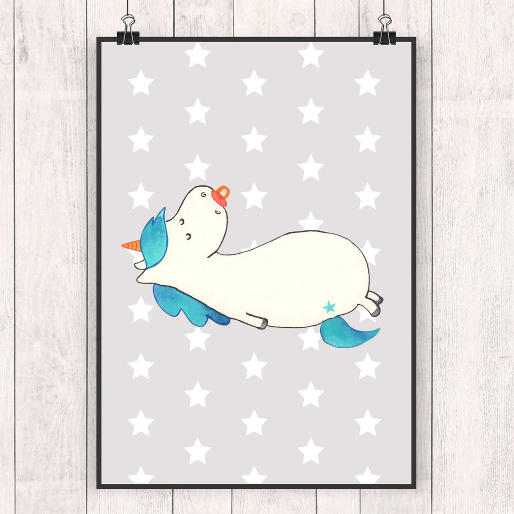 Plakat Jednorożec smoczek Jednorożec, jednorożce, dekoracje jednorożca, jednorożec