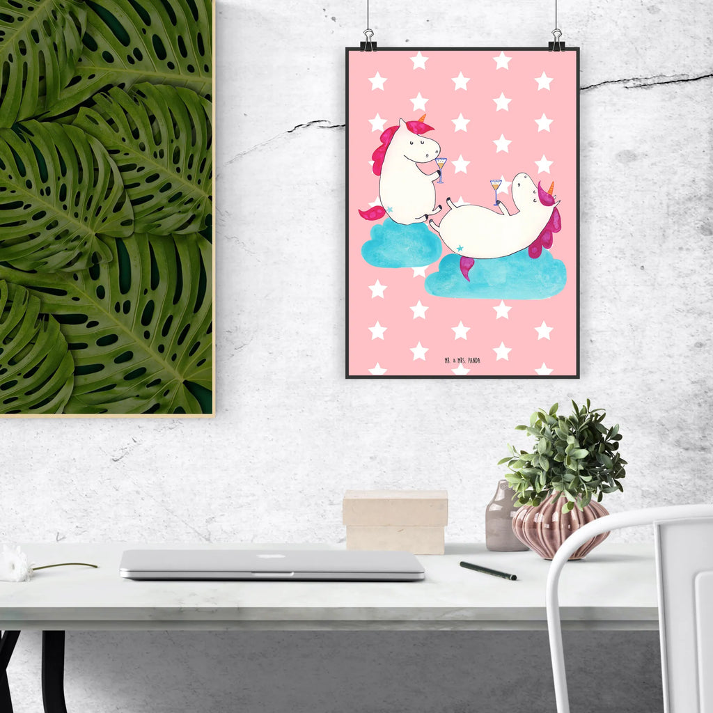 Plakat jednorożec szampan Plakat, wandkunst, wanddruck, Bild für Wand, Wandbild, Mr. & Mrs. Panda Poster, drucke, Wandposter, Deko Bild, grafikposter, Posterdruck, Kunstdruck, kunst für die wand, Wanddeko Bild, Bild, Wanddekoration, wanddeko, kunstposter, kunstdruck poster, Designposter, Poster, Wandschmuck, Einhorn Deko, Einhörner, Einhorn, Unicorn, Freundin, BFF, Beste, Anstoßen, Sekt, Party, Spaß, Freundinnen, Mädelsabend, Korken