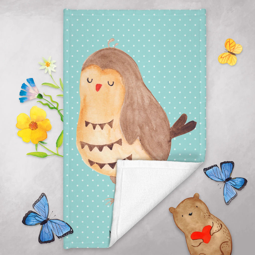 Hand towel Owl Satisfied towels, Towel, children, bath towel, big, bathroom, baby, owl, forest animal, bird, nocturnal, gift ideas, birthday present, illustrated, funny, romantic gift, owl decor, Love saying, Owl saying, Pun funny, Owl deco, Wedding anniversary gift, Romantic, Owl, Saying beautiful