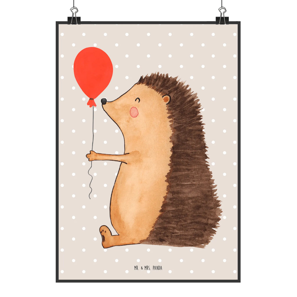 Poster Hedgehog balloon kunstdruck poster, wandkunst, kunstposter, grafikposter, Plakat, Posterdruck, wanddeko, Wandschmuck, Mr. & Mrs. Panda Poster, Wandbild, Bild, Wanddeko Bild, Designposter, Poster, Wandposter, Bild für Wand, Deko Bild, drucke, Wanddekoration, Kunstdruck, wanddruck, kunst für die wand, Gute Laune, Tiermotive, Tiere, Lustige Sprüche, Happy Birthday, Geburtstagskind, Geburtstag, Igel, Glückwunsch, Ballon, Herzlichen Glückwunsch