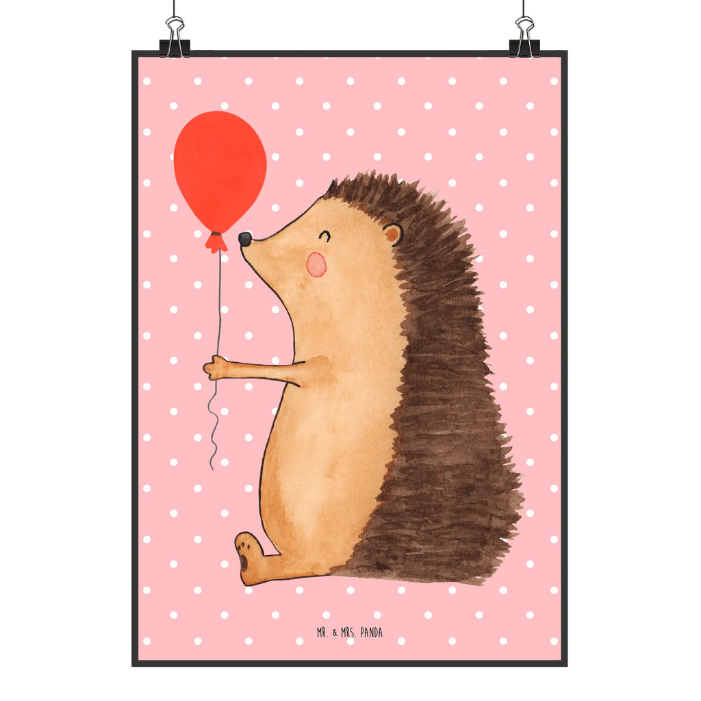 Poster Hedgehog balloon kunstdruck poster, wandkunst, kunstposter, grafikposter, Plakat, Posterdruck, wanddeko, Wandschmuck, Mr. & Mrs. Panda Poster, Wandbild, Bild, Wanddeko Bild, Designposter, Poster, Wandposter, Bild für Wand, Deko Bild, drucke, Wanddekoration, Kunstdruck, wanddruck, kunst für die wand, Gute Laune, Tiermotive, Tiere, Lustige Sprüche, Happy Birthday, Geburtstagskind, Geburtstag, Igel, Glückwunsch, Ballon, Herzlichen Glückwunsch