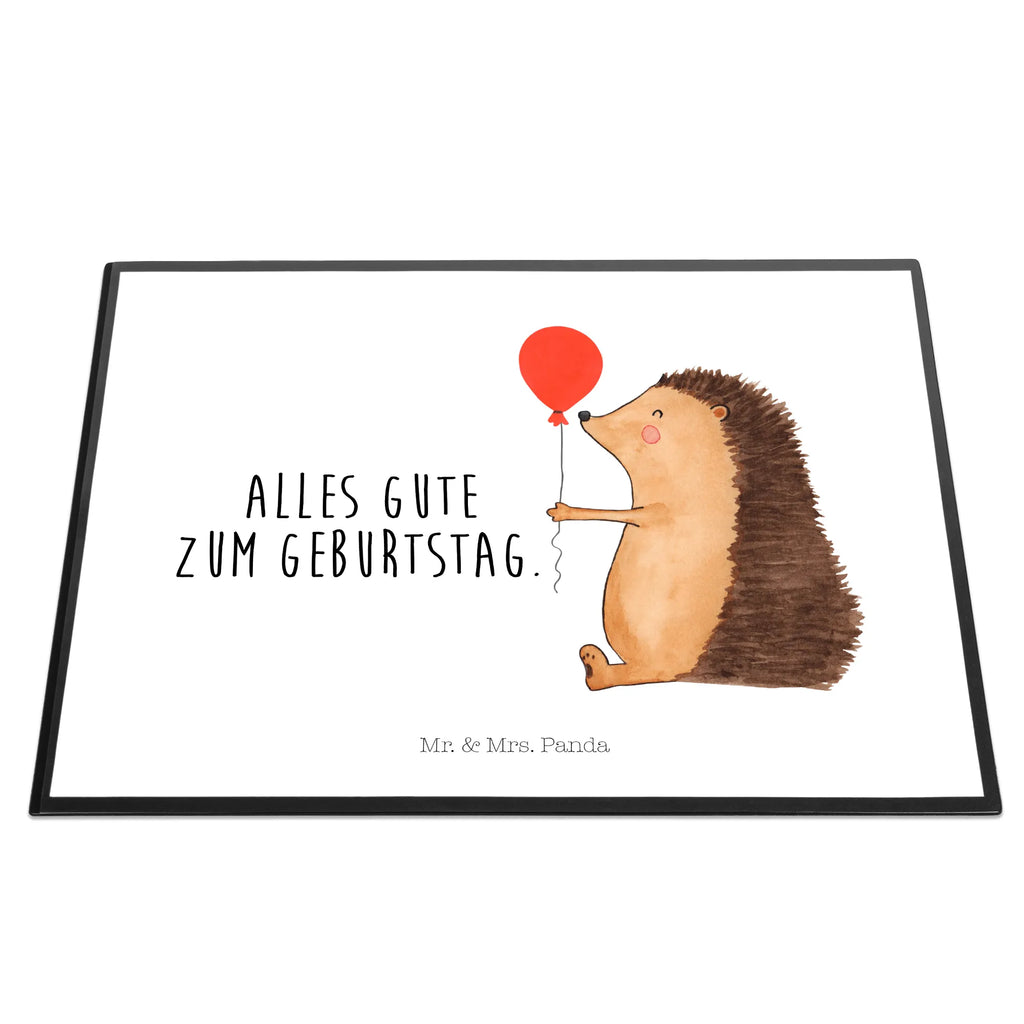 Schreibtischunterlage Igel mit Luftballon Büroartikel, Schreibtisch Unterlagen, Schreibunterlage, Bürobedarf, Schreibwaren, Schreibtischunterlage Groß, Schreibtischauflage, Tiermotive, Gute Laune, lustige Sprüche, Tiere, Glückwunsch, Ballon, Igel, Herzlichen Glückwunsch, Geburtstagskind, Happy Birthday, Geburtstag