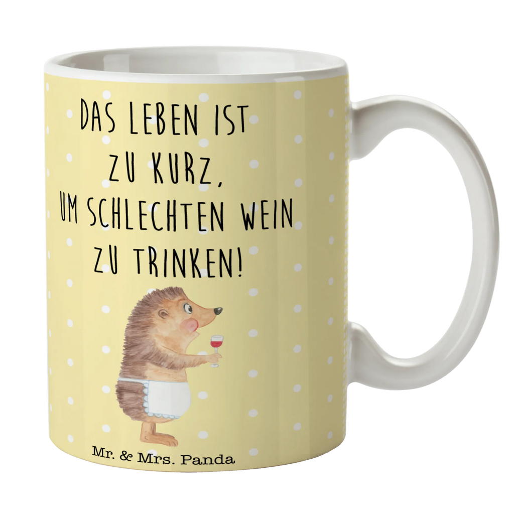 Kubek jeż wino Bürotasse, Keramiktasse, Porzellantasse, Tasse mit Motiven, Tasse, Kaffeetasse, Teetasse, Tasse mit Zitaten, Geschenktasse, Tiermotive, Gute Laune, lustige Sprüche, Tiere, Weinglas, Geschenk Weinliebhaber, Wein Deko, Wein trinken, Wein Spruch, Igel, Geschenk Weintrinker, Weißwein, Rotwein
