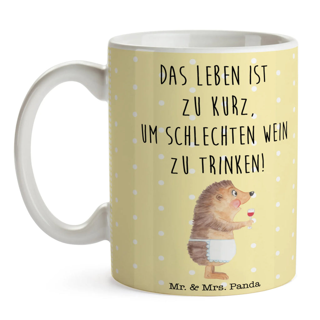 Kubek jeż wino Bürotasse, Keramiktasse, Porzellantasse, Tasse mit Motiven, Tasse, Kaffeetasse, Teetasse, Tasse mit Zitaten, Geschenktasse, Tiermotive, Gute Laune, lustige Sprüche, Tiere, Weinglas, Geschenk Weinliebhaber, Wein Deko, Wein trinken, Wein Spruch, Igel, Geschenk Weintrinker, Weißwein, Rotwein