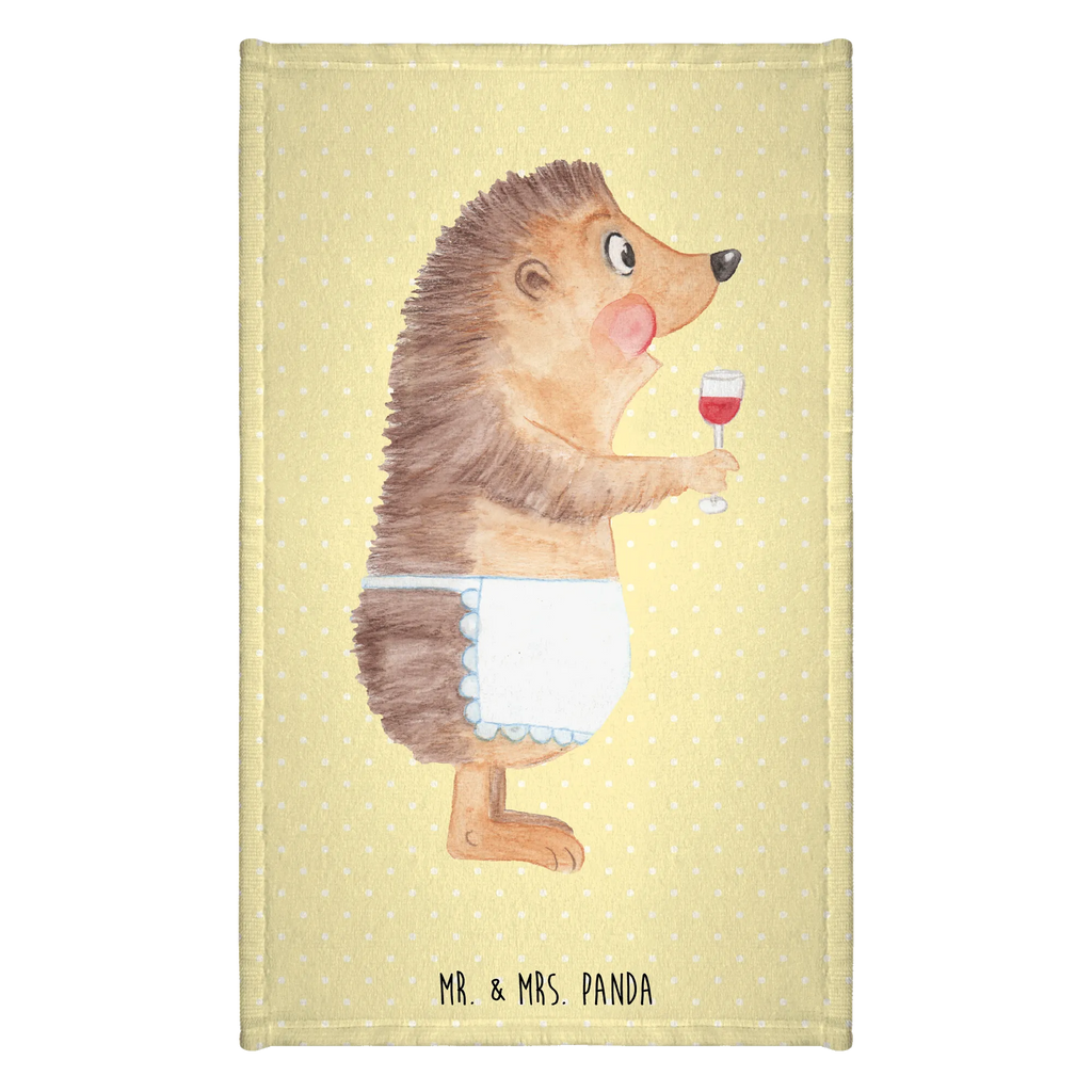 Hand towel Hedgehog wine Towel, bath towel, baby, towels, bathroom, big, children, small animals, cute, funny, cute animal motives, hand drawn, small world, funny sayings, good mood, happy, gifts, gift ideas, special gifts, animal lover, card, hedgehog, wine saying, drinking wine, gift wine drinker, wine decoration, gift wine lover, white wine, wine glass, red wine