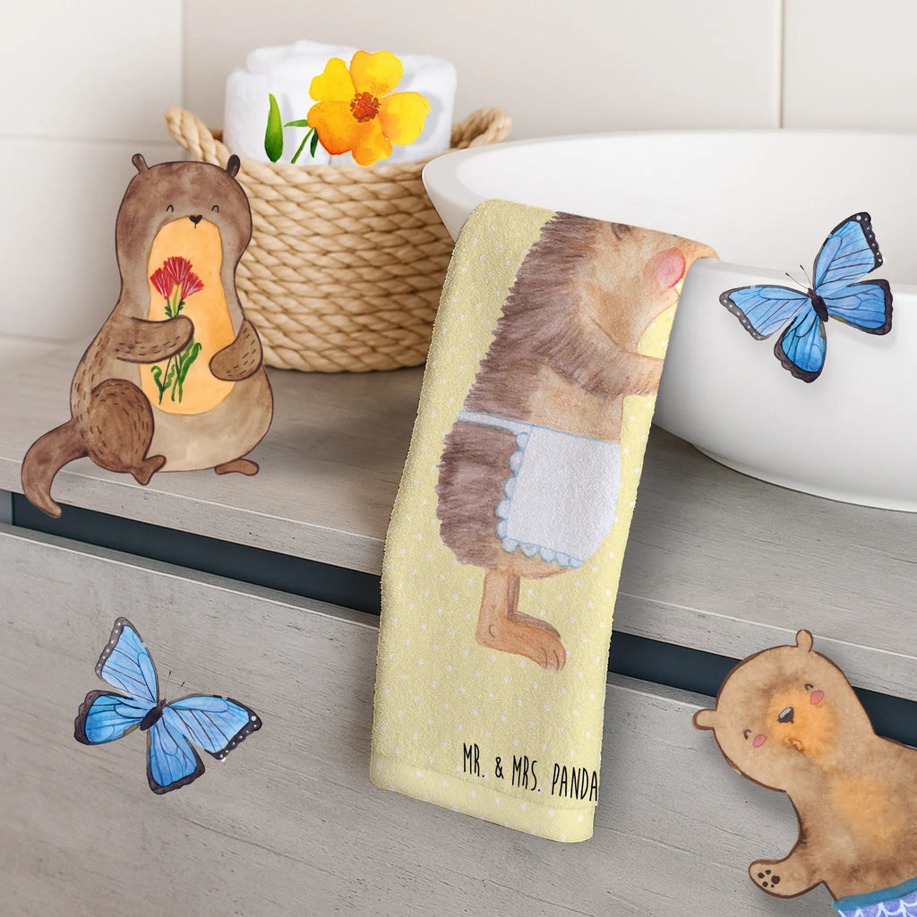 Hand towel Hedgehog wine Towel, bath towel, baby, towels, bathroom, big, children, small animals, cute, funny, cute animal motives, hand drawn, small world, funny sayings, good mood, happy, gifts, gift ideas, special gifts, animal lover, card, hedgehog, wine saying, drinking wine, gift wine drinker, wine decoration, gift wine lover, white wine, wine glass, red wine