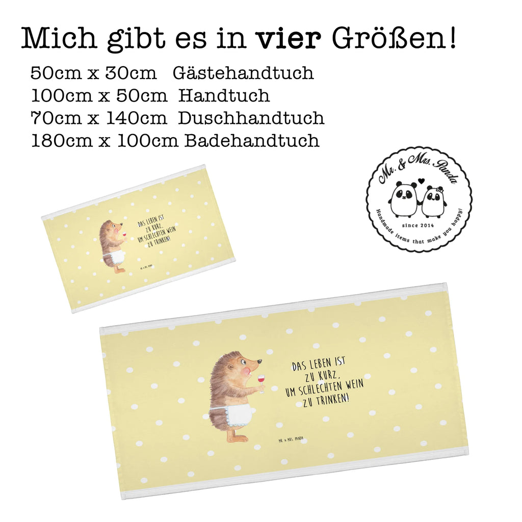 Hand towel Hedgehog wine Towel, bath towel, baby, towels, bathroom, big, children, small animals, cute, funny, cute animal motives, hand drawn, small world, funny sayings, good mood, happy, gifts, gift ideas, special gifts, animal lover, card, hedgehog, wine saying, drinking wine, gift wine drinker, wine decoration, gift wine lover, white wine, wine glass, red wine