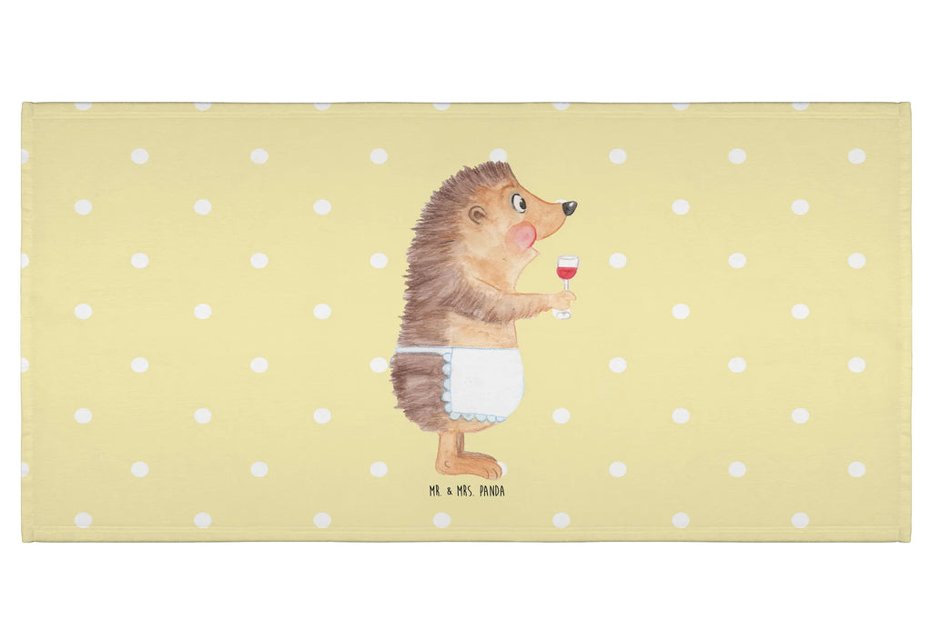 Hand towel Hedgehog wine Towel, bath towel, baby, towels, bathroom, big, children, small animals, cute, funny, cute animal motives, hand drawn, small world, funny sayings, good mood, happy, gifts, gift ideas, special gifts, animal lover, card, hedgehog, wine saying, drinking wine, gift wine drinker, wine decoration, gift wine lover, white wine, wine glass, red wine